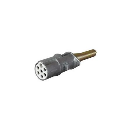24V 7 Pin Alloy Trailer Socket - ISO 3731(24S)
