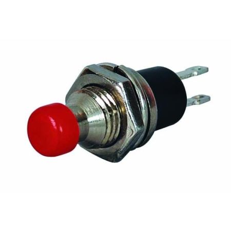 Miniature Momentary On Push Switch with Plastic Button - 0.5A at 30V