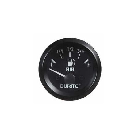 24V Illuminated Fuel Gauge with Sender - 52mm