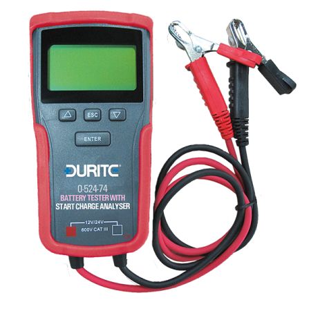 Electronic Battery Tester With Start/Charge Analyser - 12/24V