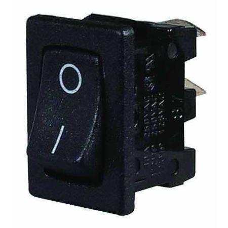 Black On/Off Rocker Switch - 10A at 12V