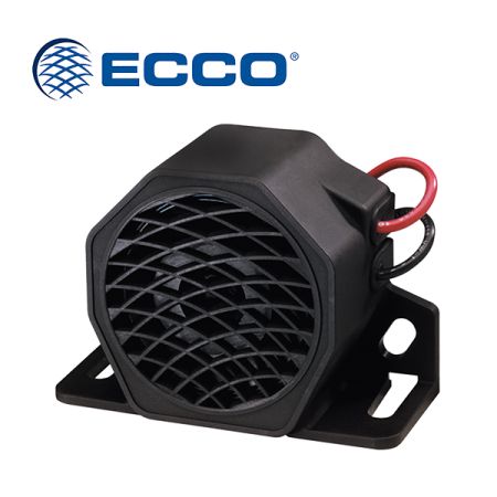 ECCO Night Silent Tonal Back-up Alarm - 97-0dB(A), 12-24V