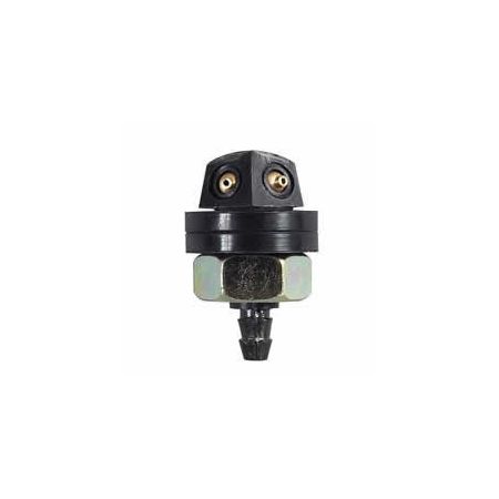 Low Profile Twin Individually-Adjustable Windscreen Washer Jet