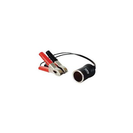 Cigarette Lighter Socket with Red/Black Clips