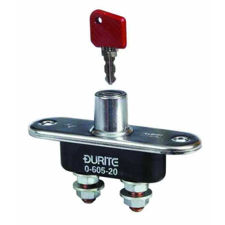 Battery Isolator with Removable Key in On or Off Position - 100A 24V