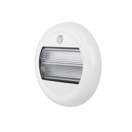 Roof Lamp Dome PIR LED White, IP67, ECE R10 - 12/24V