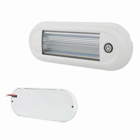 Roof Lamp, Touch LED White, IP67, ECE R10 - 12/24V