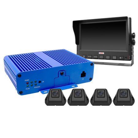360° 2D & 3D Bird’s-eye view 1080p FHD Touchscreen Integral SSD DVR Camera System