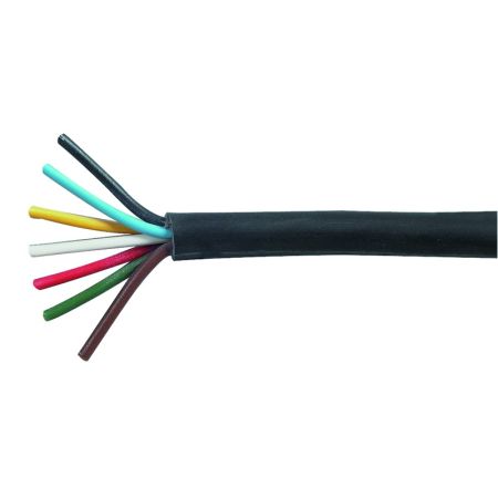 7 Core Thin-Wall PVC Trailer Cable - 0.75mm² x 30m