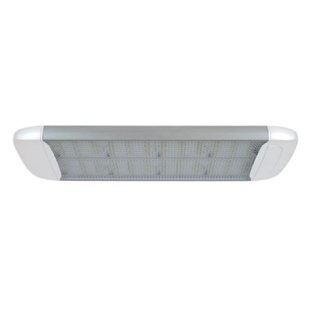 96 White LED Roof Lamp with Switch - 12/24V