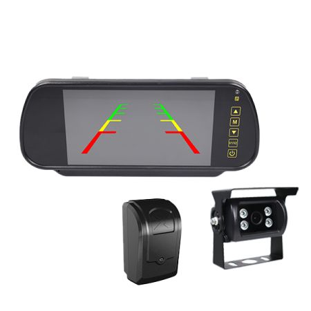 DX1 DVR 4-Cam 1080P Kit 2Tb with Mirr Moni w/o Side Cam