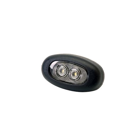 Clear Front Marker LED Lamp With Flying Leads - 12/24V