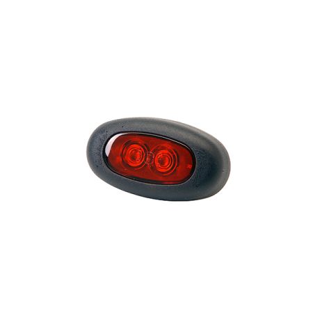 Red Rear Marker LED Lamp With Flying Leads - 12/24V