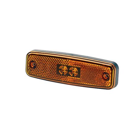 Amber 12/24 LED Marker Lamp, Flying leads
