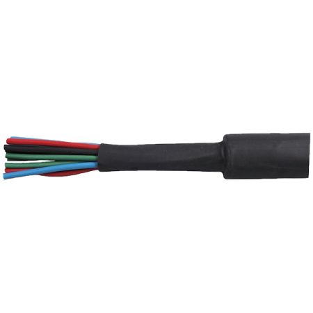 Black Heatshrink Polyolefin Tubing - 38.0mm