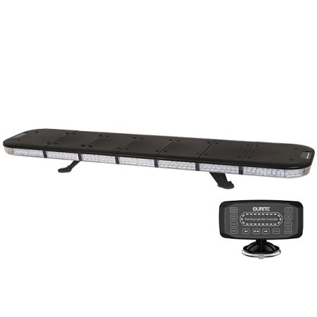 R65 Class 2 4-Bolt 4FT Multi-Function Amber LED Light Bar With Control Display - 12/24V