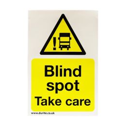 "Blind Spot" Safety Sign - Portrait "Blind Spot" Safety Sign - Portrait