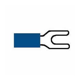 Blue Pre-Insulated Spade Terminals - 3.70mm Blue Pre-Insulated Spade Terminals - 3.70mm