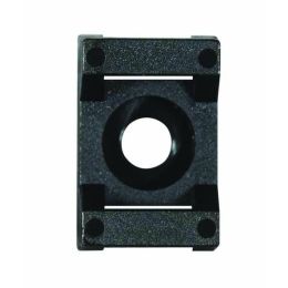 Black Fixing Base for up to 9mm Cable Ties - 23 x 15mm