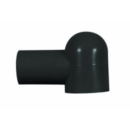 Large Black PVC Insulating Boot - Cable Entry 13mm, Terminal 17mm diameter