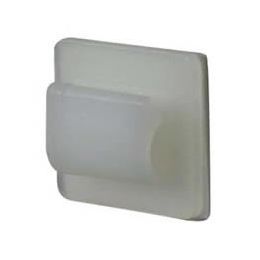 Adhesive Nylon Cable Clips for Cable 3-5mm diameter - 19 x 19mm