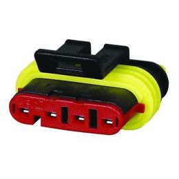 Superseal 1.50mm Female Receptacle Housing - 4 Way Superseal 1.50mm Female Receptacle Housing - 4 Way