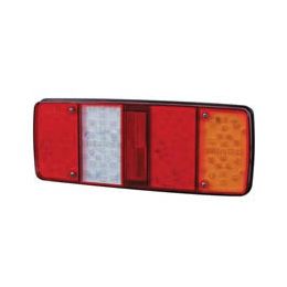 6 Function LED Rear Combination Lamp - S/T/DI/Fog/Reflex/Rev - 24V - left hand