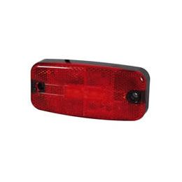 Red LED Rectangular Rear Marker Lamp - 12/24V Red LED Rectangular Rear Marker Lamp - 12/24V