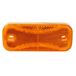 Amber LED Side Marker With Reflex Reflector And Flying Leads - 12/24V Amber LED Side Marker With Reflex Reflector And Flying Leads - 12/24V