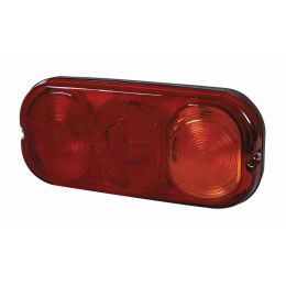 4 Function Rear Combination Lamp - Stop/Tail/Direction Indicator/Reflector - IP67 with Connector