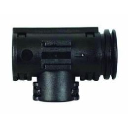 Black Nylon Unsealed T-Piece Connector - 10 x 7.5 x 10NW