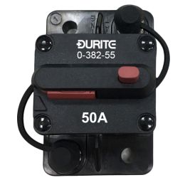 Flush Mount Circuit Breaker 50A - 12/24V