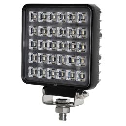 30 X 1W LED Hive Lens Work Lamp With Switch - 12/24V