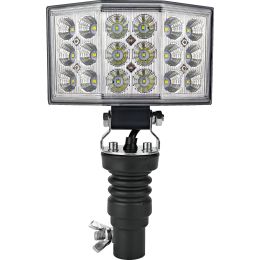 240&deg; Wide Angle Work Lamp with Flexi DIN Mount Base - 12/24V