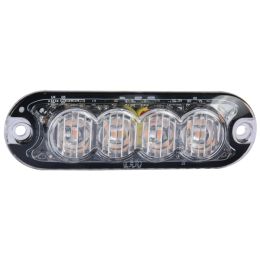 R10 R65 High Intensity 4 Amber LED Warning Light (12 flash patterns) R10 R65 High Intensity 4 Amber LED Warning Light (12 flash patterns)