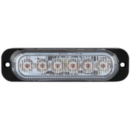 R10 High Intensity 6 Red LED Warning Light (19 flash patterns)