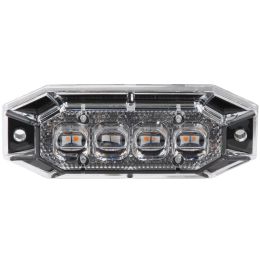 R65 LED 8 Amber Warning Light (11 Flash Patterns)