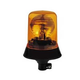 Amber Rotating Beacon with DIN Spigot Fixing - 12/24V