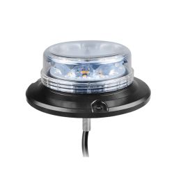 Single Bolt Dual Colour Amber & Green LED Beacon - 12/24V