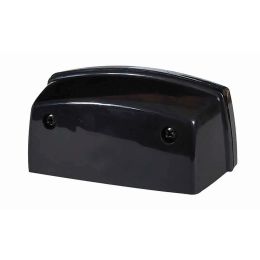 Low Profile Black Plastic Number Plate Lamp - Without Festoon Bulb