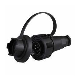 2 Pin Waterproof Plastic Plug - 10A 2 Pin Waterproof Plastic Plug - 10A