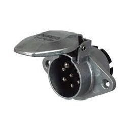 24V 7 Pin Alloy Trailer Plug - ISO 1185(24N)