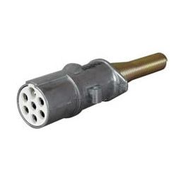 24V 7 Pin Alloy Trailer Socket - ISO 3731(24S)