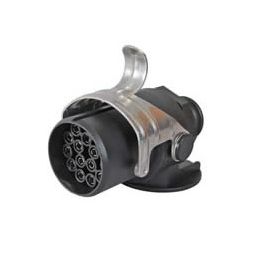 15 Pin Plastic Caravan Socket - 24V