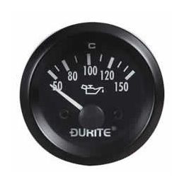 12V Oil Temperature Gauge with Sender - 52mm