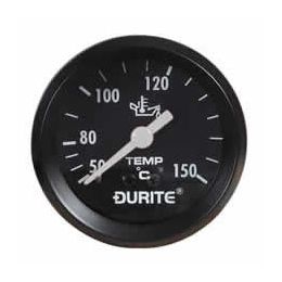 Mechanical Oil Temperature Gauge with 12' Capillary - 52mm Mechanical Oil Temperature Gauge with 12' Capillary - 52mm