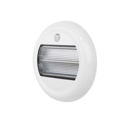Roof Lamp Dome PIR LED White, IP67, ECE R10 - 12/24V
