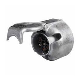 7 Pin Metal Caravan Socket - 12V ISO 1724