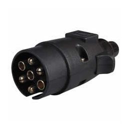 7 Pin Plastic Caravan Plug - 12V ISO 1724