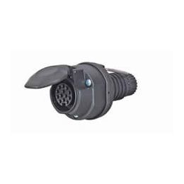 13 Pin Plastic Trailing Caravan Socket - 12V